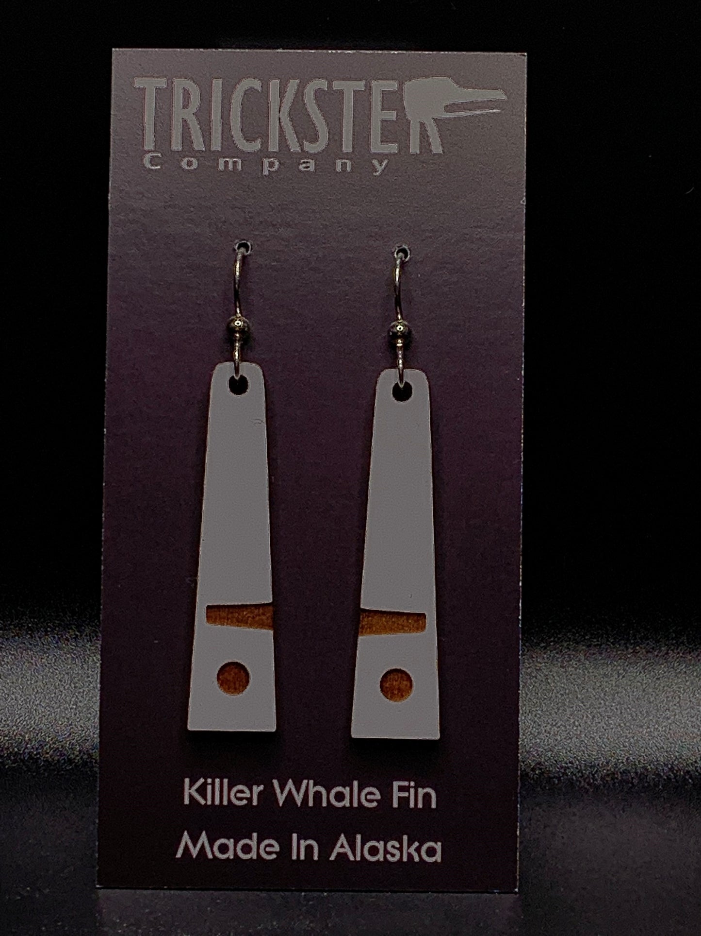 Trickster Company - Killer Whale Fin Earrings