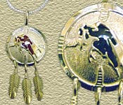 Small Sterling Silver Running Strong Shield Necklaces - Intertribal Creatives by Running Strong for American Indian Youth