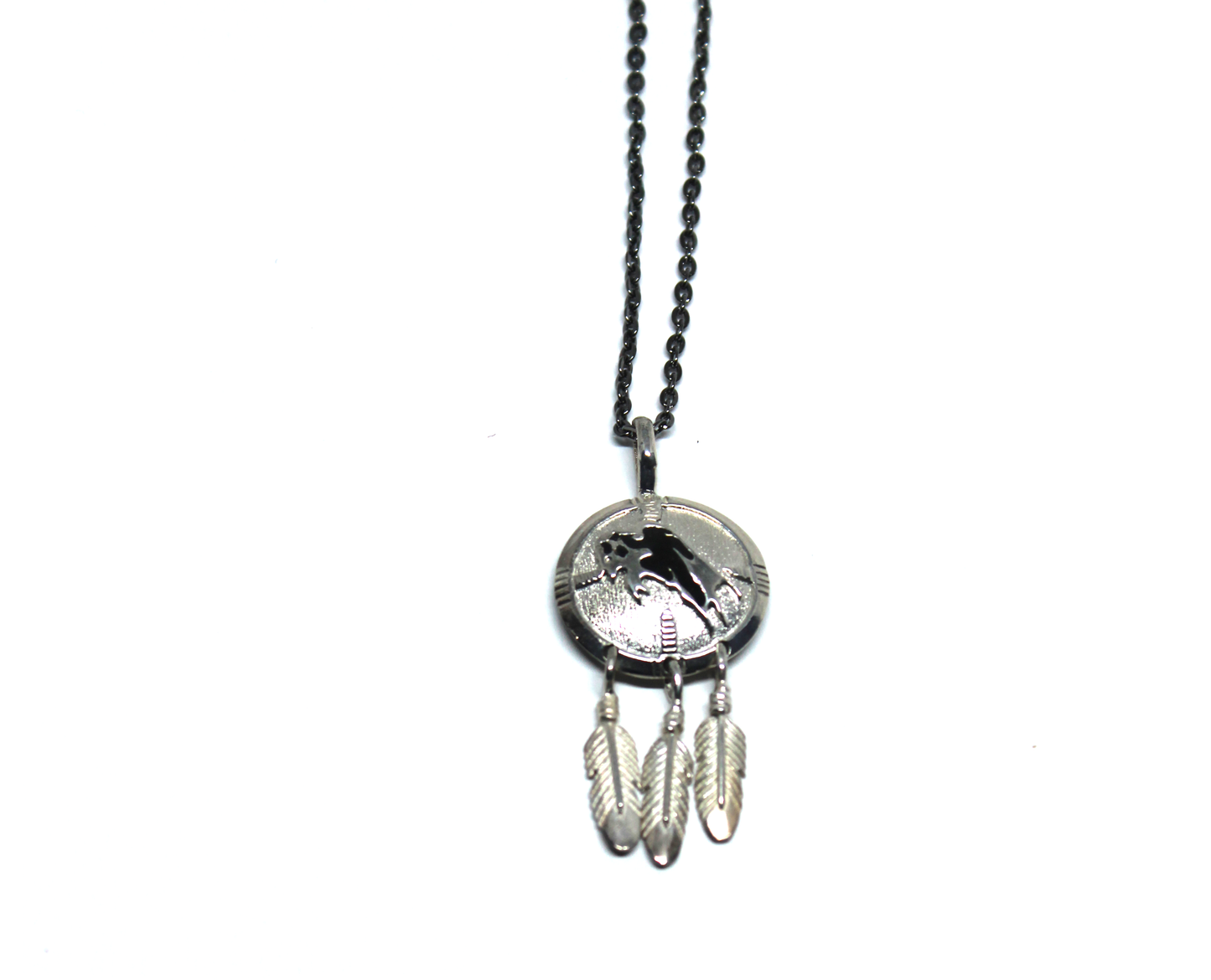 Small Sterling Silver Running Strong Shield Necklaces - Intertribal Creatives by Running Strong for American Indian Youth