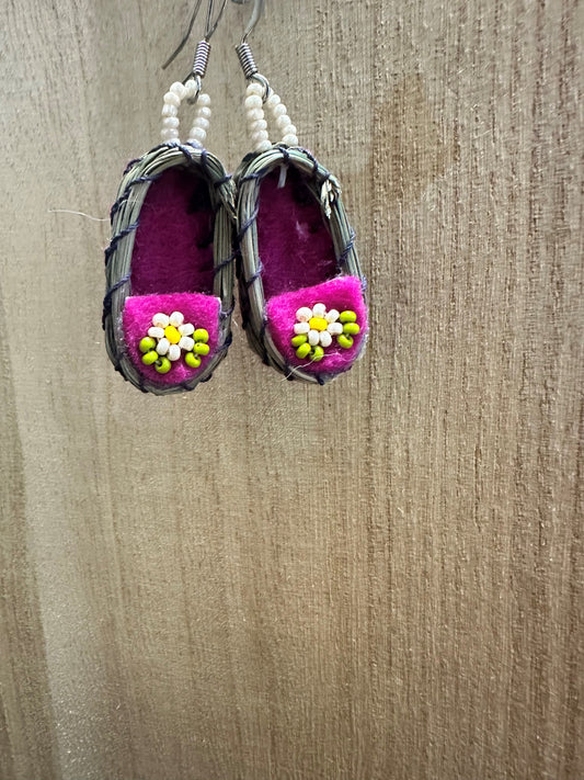 Earrings - Woven Slippers