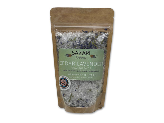 Sakari Farms - Cedar Lavender Bath Salt