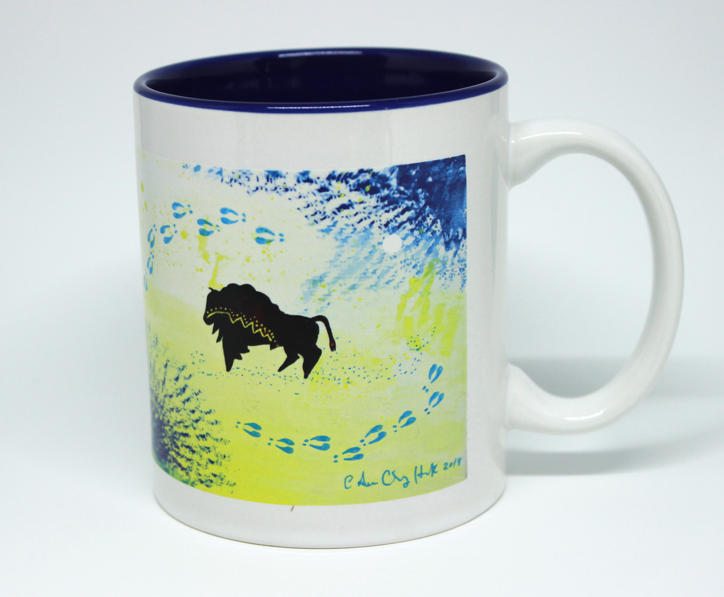 Annie Chasing Hawk - Spirit of The Buffalo Mug - Intertribal Creatives by Running Strong for American Indian Youth