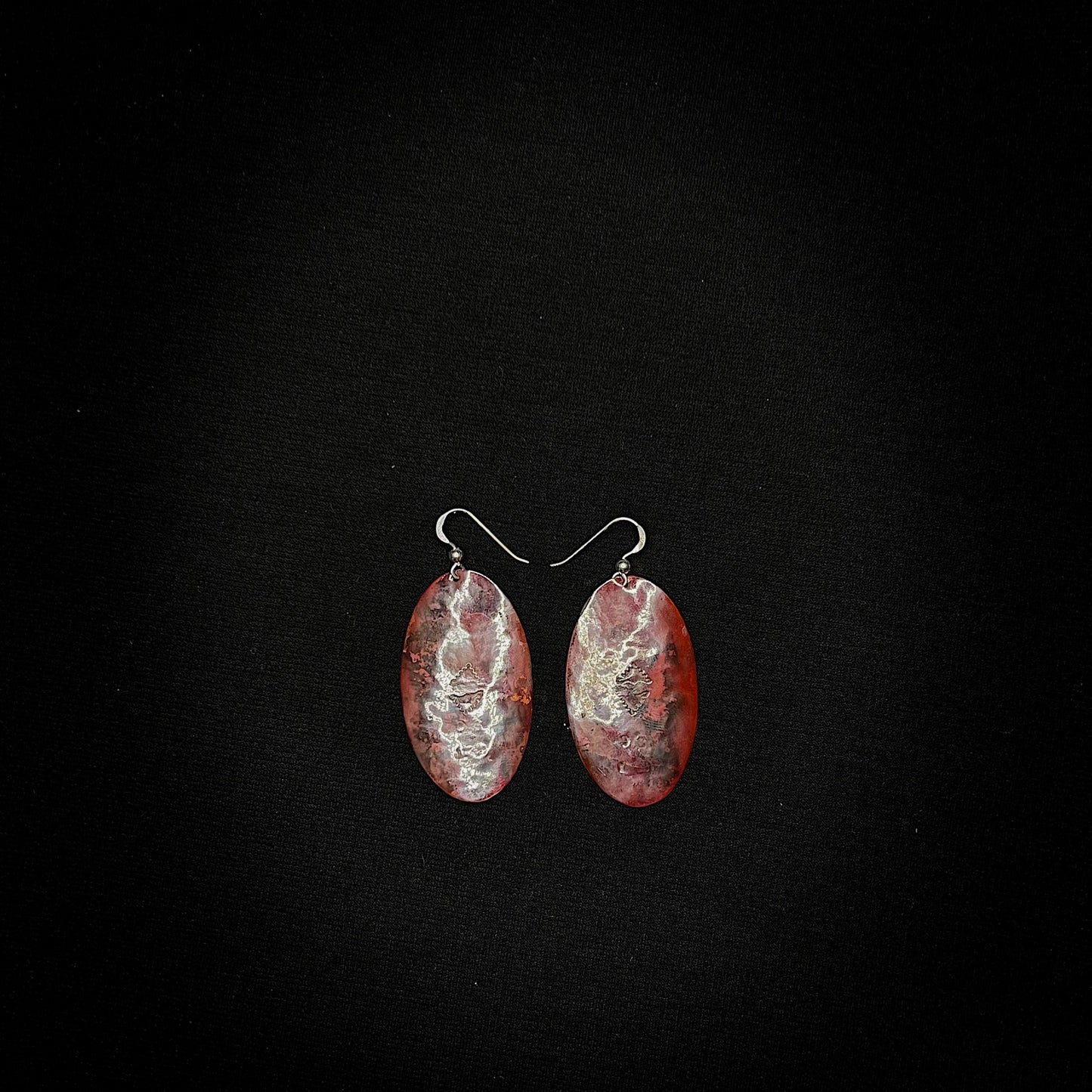 Earrings- Copper Plate Dangle Earrings- Milford Calamity Jewelry