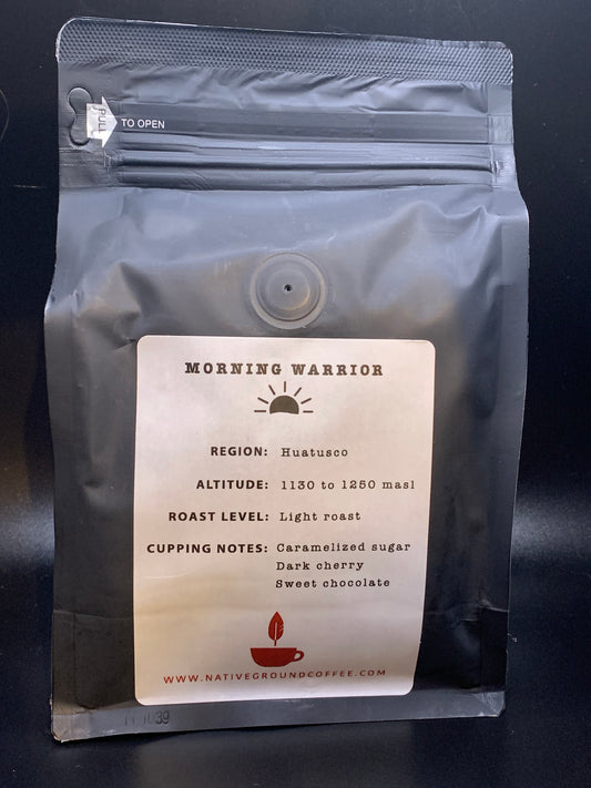 Native Ground Coffee - "Morning Warrior" Light Roast Coffee