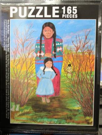 Annie Chasing Hawk - Lakota Art Jigsaw Puzzles - Intertribal Creatives by Running Strong for American Indian Youth