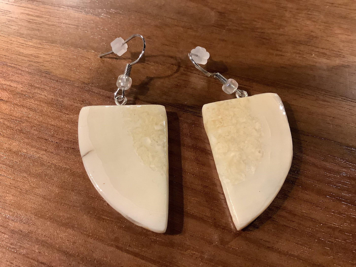 Aeshia Upton - Ivory Quarter Earrings