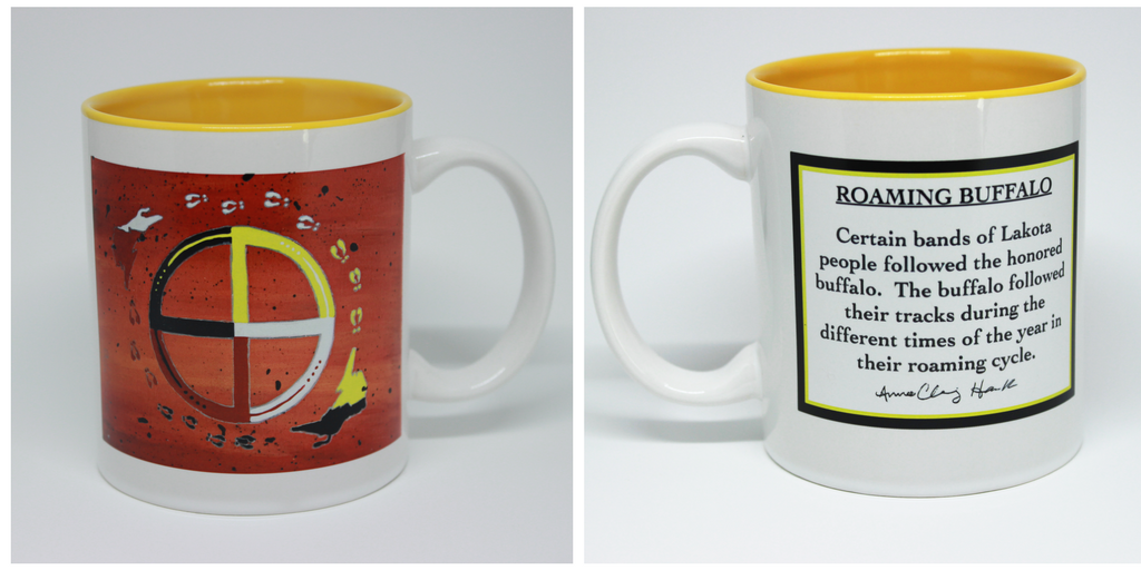 Annie Chasing Hawk - Roaming Buffalo Mug - Intertribal Creatives by Running Strong for American Indian Youth